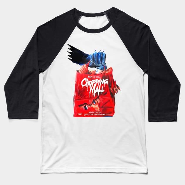 Chopping Mall Baseball T-Shirt by Pop Fan Shop